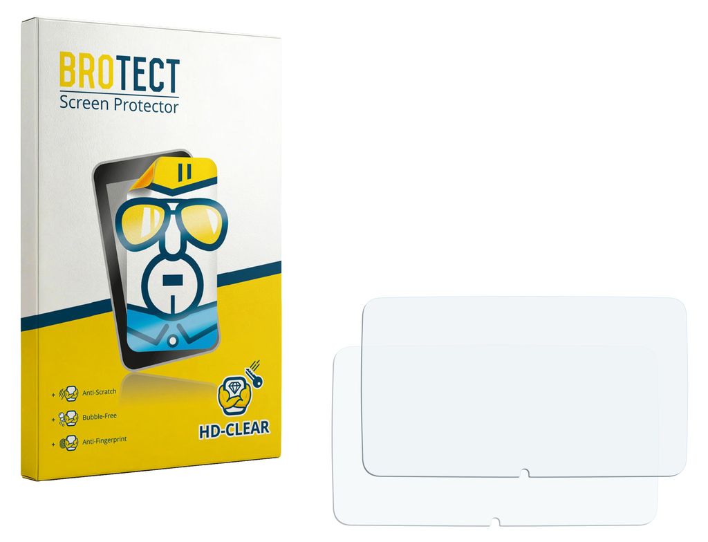 2x Für Mercedes-Benz Comand Online NTG 5 Schutzfolie BROTECT Displayschutz Display Schutz Folie Klar Transparent