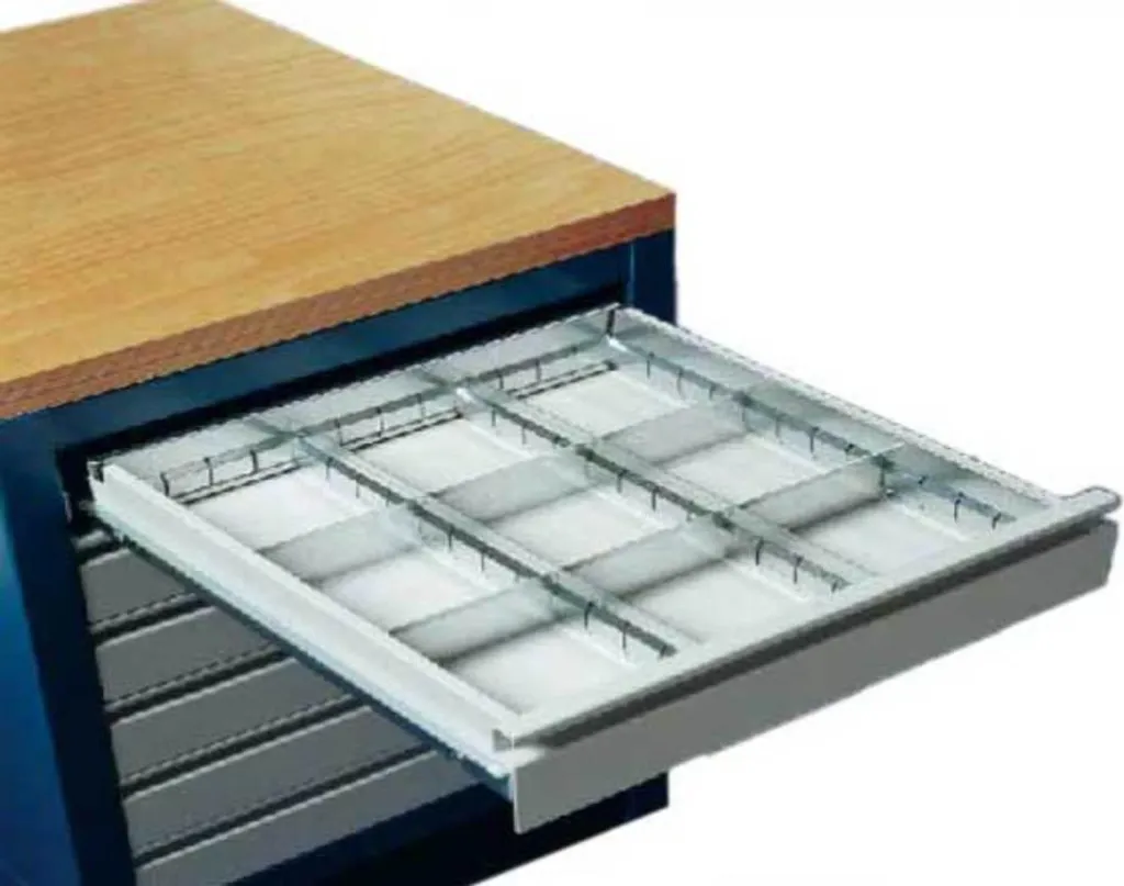 Brakel GRS Magad Disposition 9 compartiments 100 mm - Bac de rangement