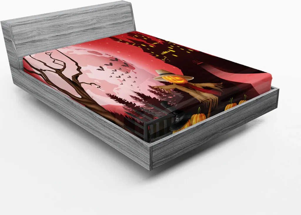 Drap-housse Halloween 180x200 : Relookez votre Lit pour les Fêtes