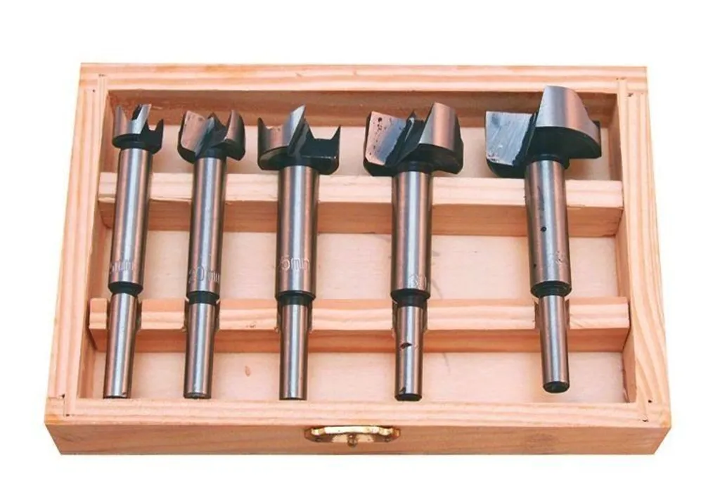 Anneaux bois pour suspension macramé 15-35 mm - Set de 5 pièces