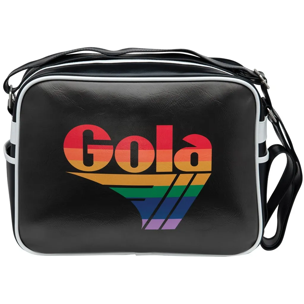 Gola Redford Spectrum Sac à bandoulière Noir et Multi - Modèle Vintage