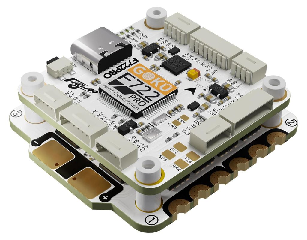 Scheda di controllo volo FLYWOO GOKU F722 Pro V2, 55A, 32 Immagine del prodotto 