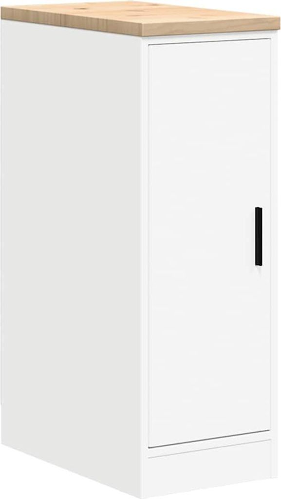 vidaXL Armoire de rangement pour garage Blanc 30x51x85 cm Image du produit 