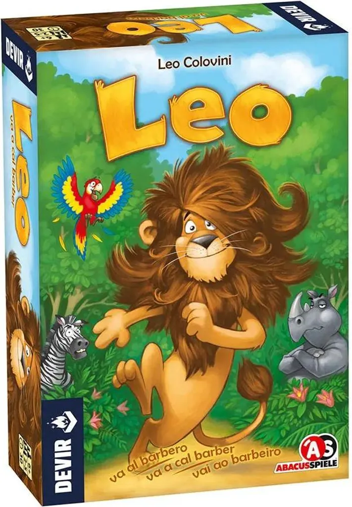 Jeu de société Devir Leo va chez le coiffeur pour soirée en famille
