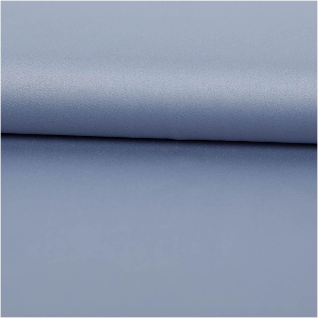 Royal Micro Satin Stoff Meterware jeansblau 1,40 m breit