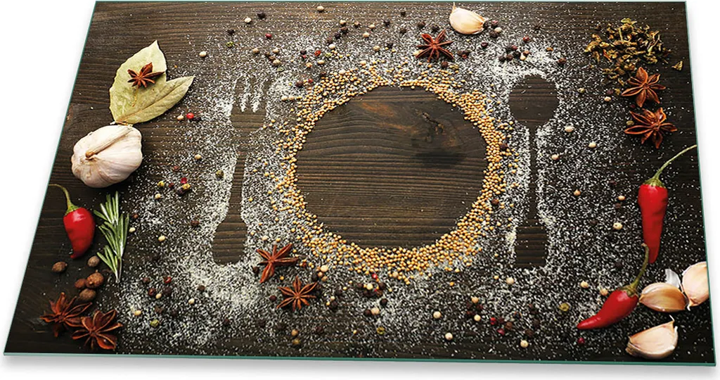 Copri Piano Cottura 80x52 Ceramica e Induzione Vetro Antinfortunistico
