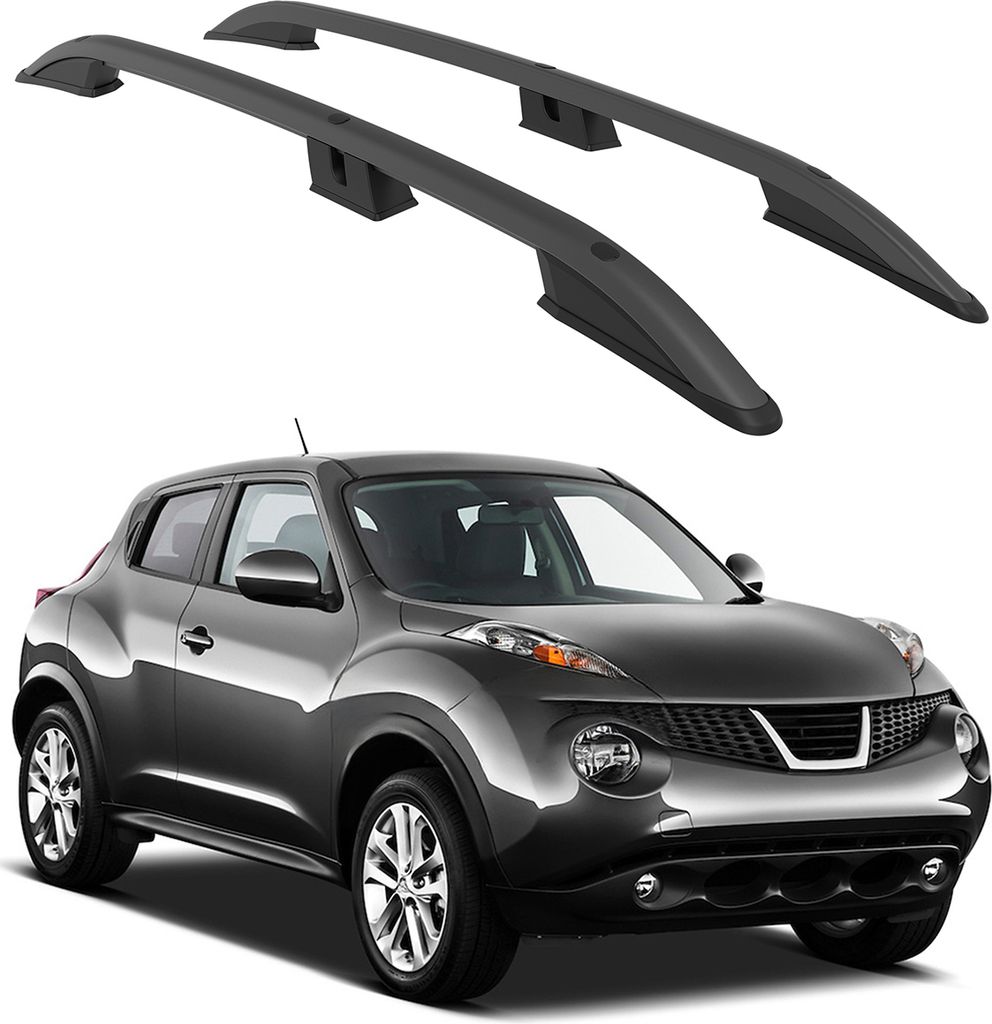 TURTLE DACHRELİNG CROWN NISSAN JUKE F15 2011 2012 2013 2014 2015 2016 2017 2018 2019 (SUV) , Schwarz