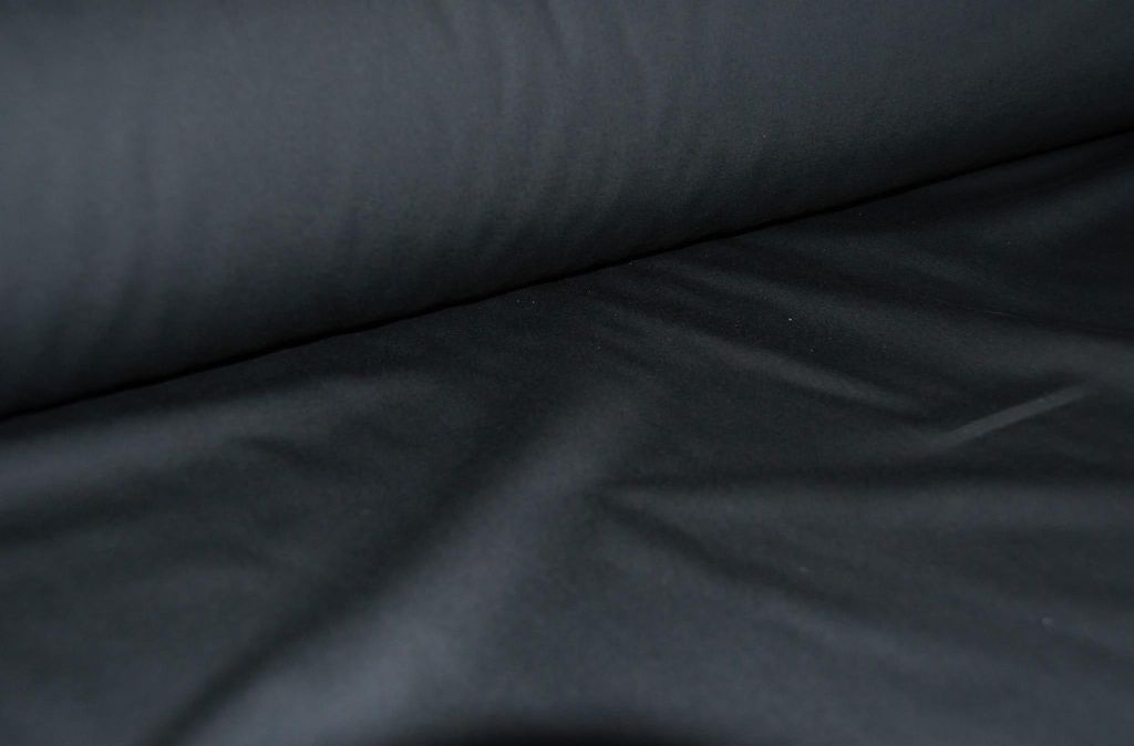 Baumwoll-Canvas-Stoff Schwarz 160cm