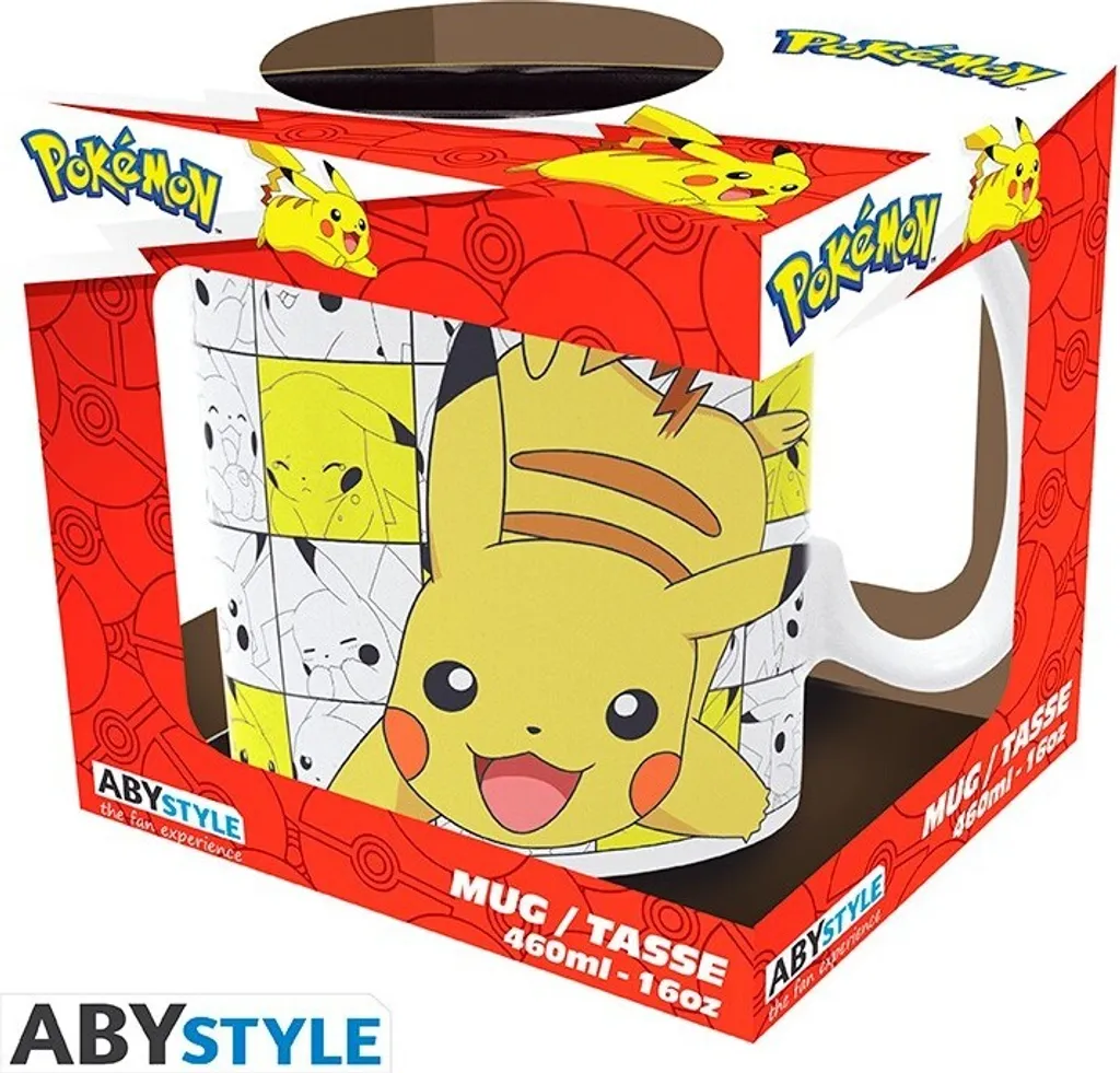 Tazza Pikachu Pokemon 460ml Vetroceramica - Offerta Licenza Ufficiale