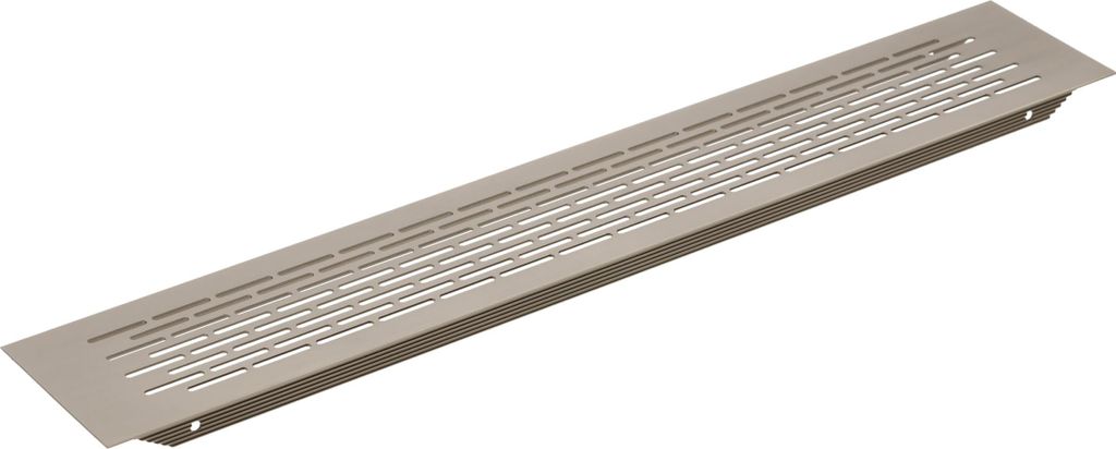 GTV - Rost W80, gerundet, 80 x 480, hellanthrazit - Lüftungsgitter aus Aluminium