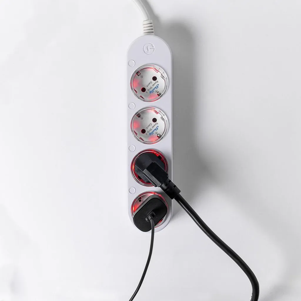 Multiprise Connectée Shelly Gen4 WiFi Zigbee Matter 4 Prises - Pack de 4 - 6