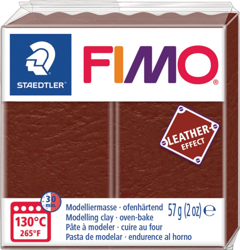 FIMO® "Leather Effect", oříšková 57g Obrázek produktu 