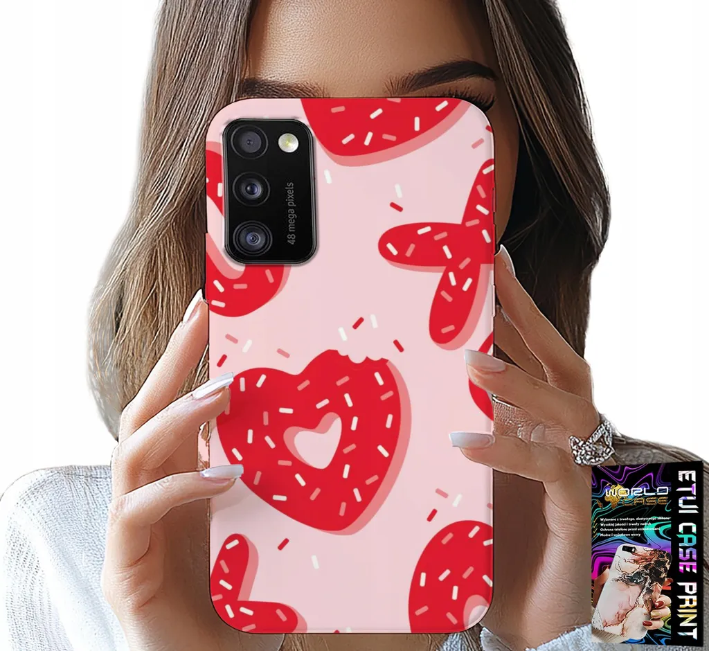 Cover Samsung A41 Xoxo Heart + Vetro: Protezione alla Moda e Sicura