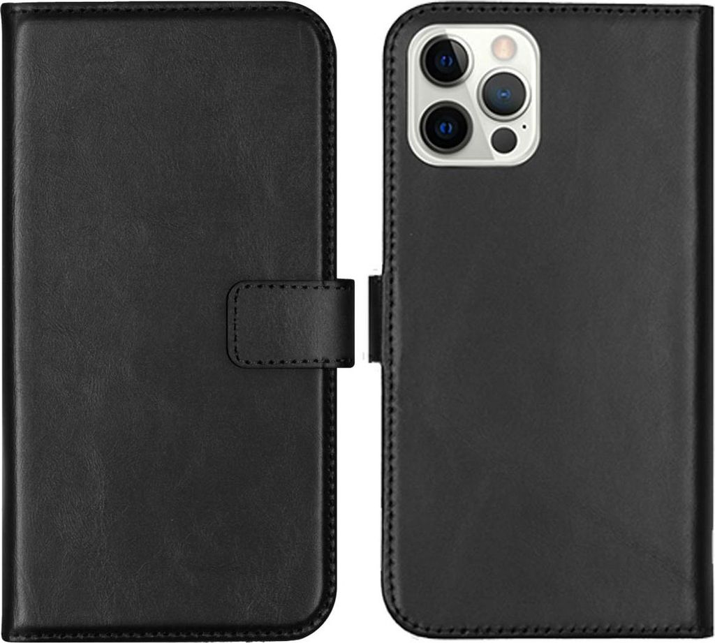 Custodia a libro in vera pelle Selencia per iPhone 12 (Pro) Immagine del prodotto 