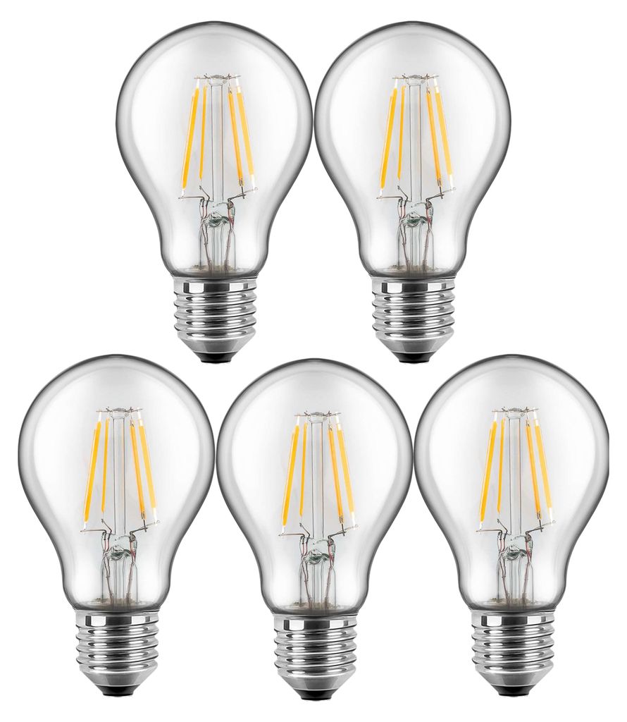 BLULAXA LED-Filament-Lampe, A60, EEK: E, E27, 7 W, 810 lm, Produktbild 