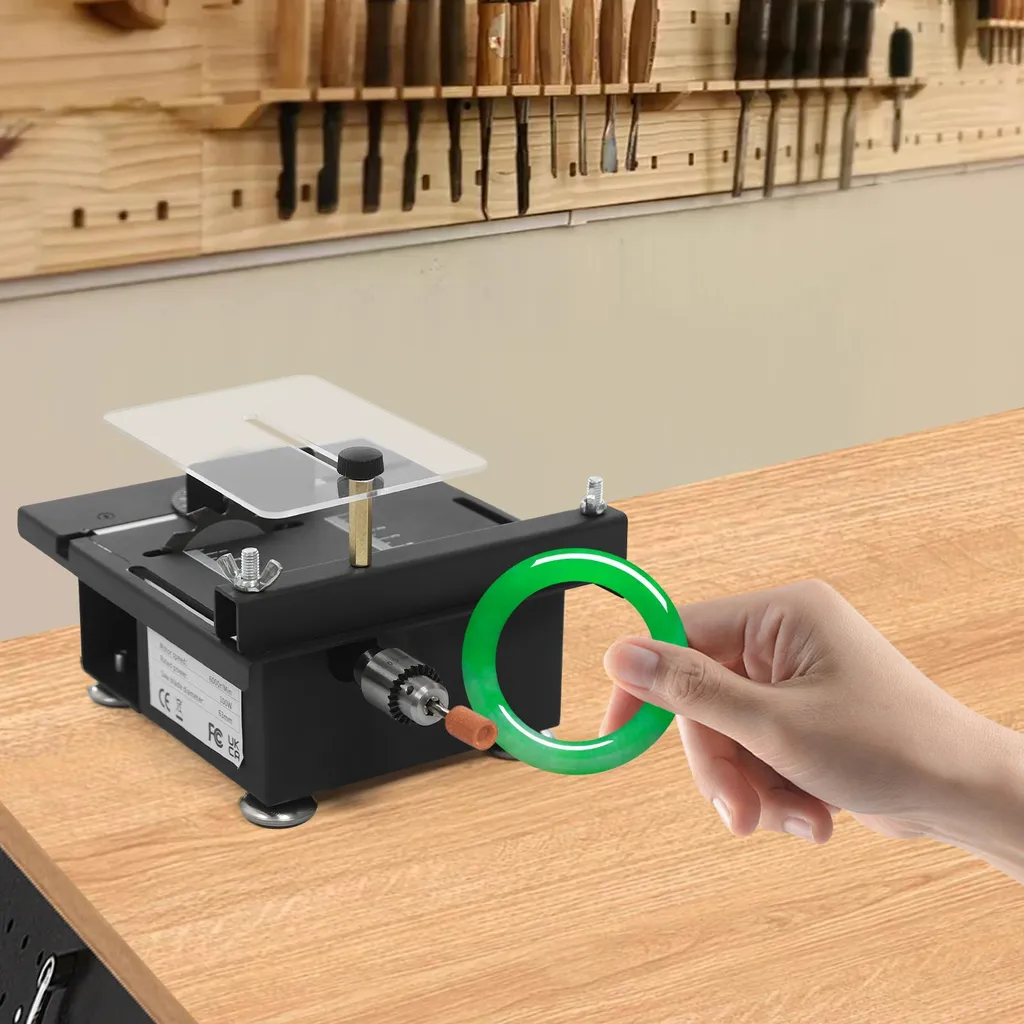Mini-scie de table à 7 vitesses, scie circulaire de précision 96W - 2