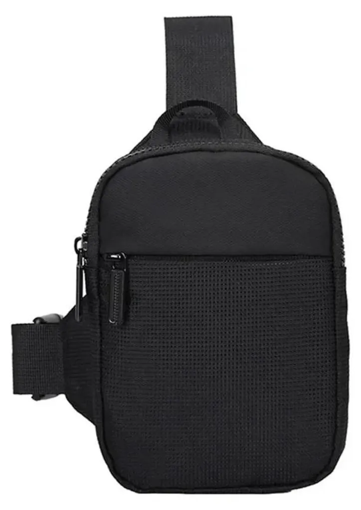 Sacoche de poitrine imperméable CB217-Noir ultra légère et fine