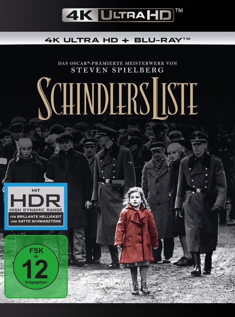 Schindlers Liste (Ultra HD Blu-ray & Blu-ray) - Universal Pictures - (Ultra HD Blu-ray / Drama / Tragödie)