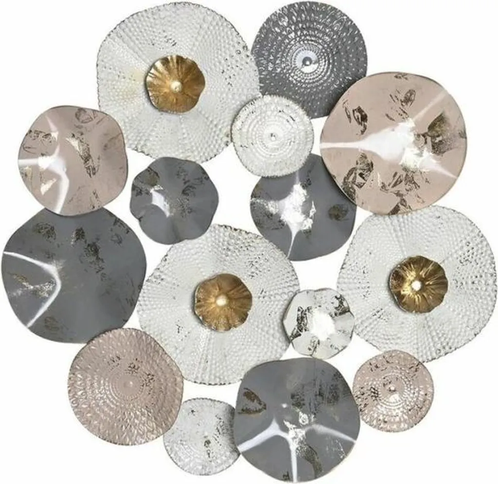 Habillage mural métal gris blanc 80 cm : décorez vos grands murs vides