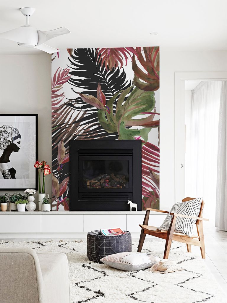 Coloray Fototapete 104x70 cm Latextapete Magicstick - Monstera exotisch