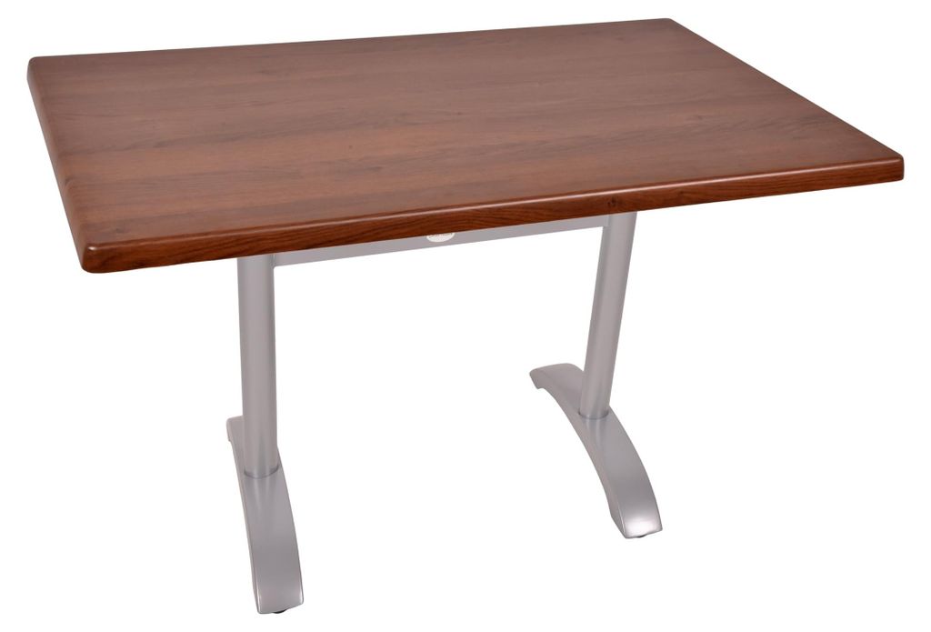 Bistrotisch ACHE 120x80cm Rechteckig Dunkelbraun Holz | Cafétisch Bartisch Gartentisch Outdoor-Esstisch