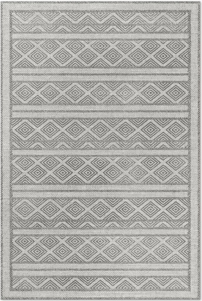 Schöne dekorative Muster Nachahmung Stoff – Vinylteppich – 100x150 cm – Indoor Teppich – Flur – Pflegeleicht – Modern