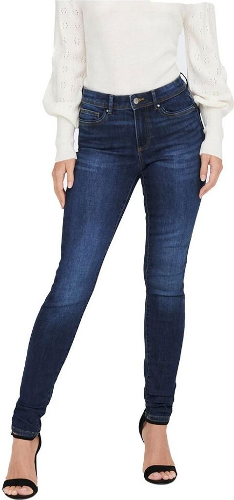 Only Wauw Skinny Fit Bj581 Jeans Blau XS / 30 Frau Blau XS