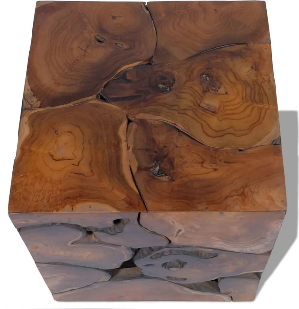 Sgabello in Legno Teak per Esterni | Massiccio e Resistente Intemperie - 15