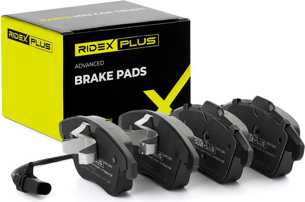 RIDEX PLUS Bremsbeläge Satz Vorne Bremsklötze für AUDI A4 Avant (8K5, B8) 402B0215P