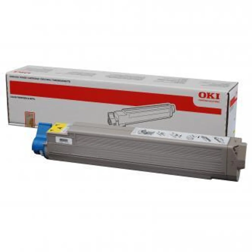 Toner OKI C910 Jaune Haute Capacité 15000 Pages pour Impression de Luxe