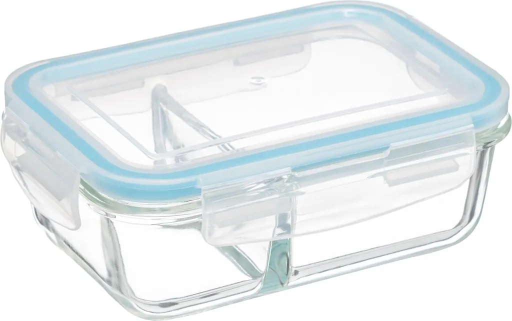5five Simply Smart ClipEat 1,1L - Contenitore Vetro per Meal Prep Sano