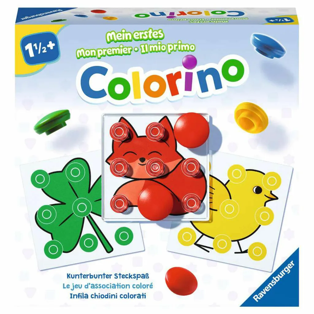 Jeu de Mosaïque pour Enfant avec 32 Motifs et Pions Colorés Géants