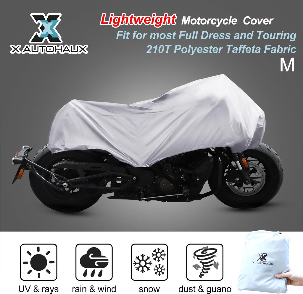 M Moto Couverture Léger Demi Couverture Protecteur Argenté Image du produit 