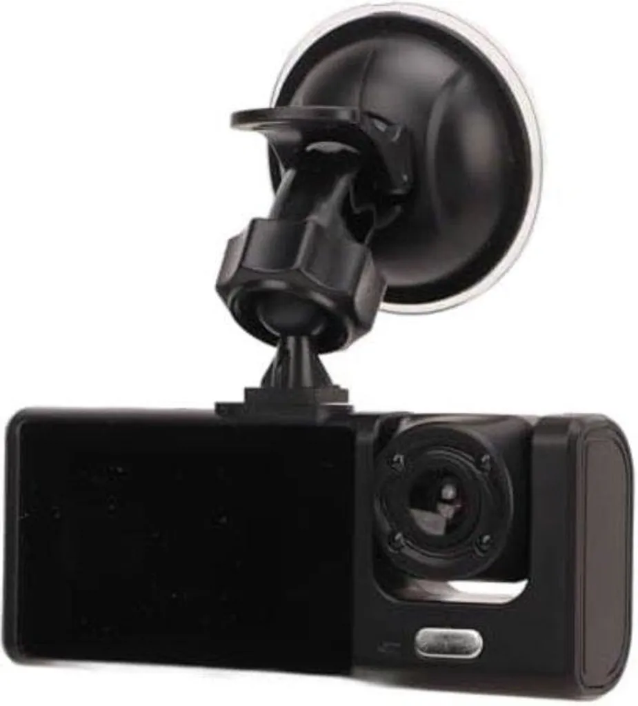 Dashcam caméra de bord double objectif noir pour protection véhicule