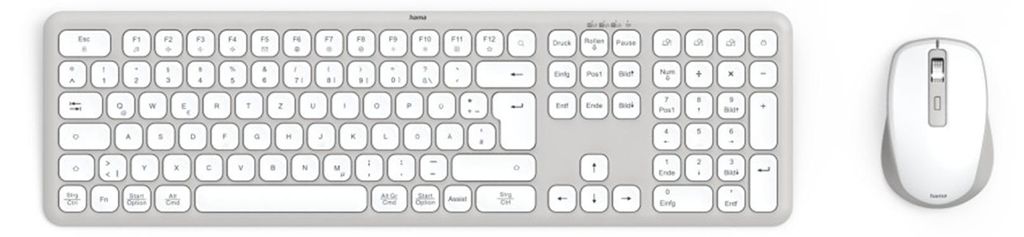 Hama WKM-550, Bezprzewodowy, RF Wireless + Bluetooth, Zdjęcie produktu 