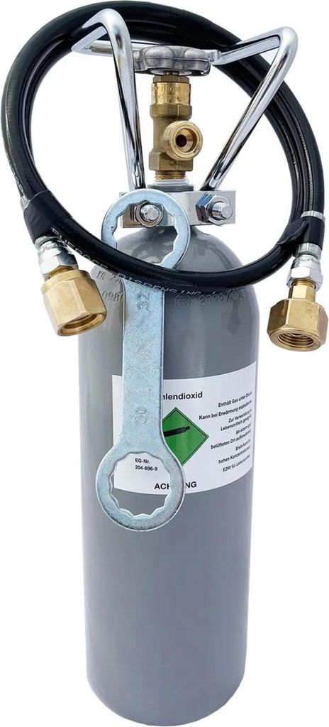 Komplett set - CO2 Flasche, Schlauch Set, Produktbild 