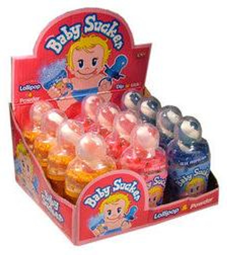 Lustiger Bonbon-Babysauger (12 Stück) Produktbild 