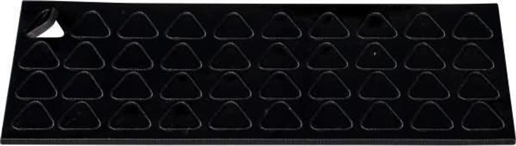 Magnetische Symbole Dreieck 9x9mm VE=40 Stück schwarz Produktbild 