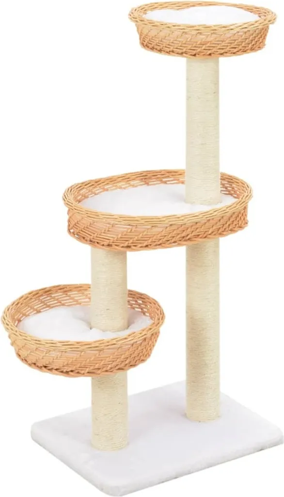 Tiragraffi Gatto in Legno e Corda Sisal - Salva Divano The Living Store