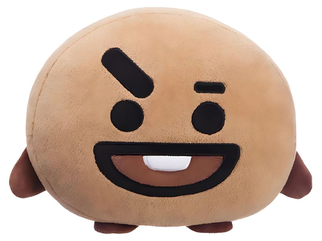 Aurora, 61469, BT21 Official Merchandise, SHOOKY Plush Kissen, Braun