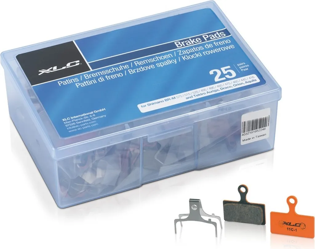 Boîte d'atelier de plaquettes de frein à disque pour VTT Shimano
