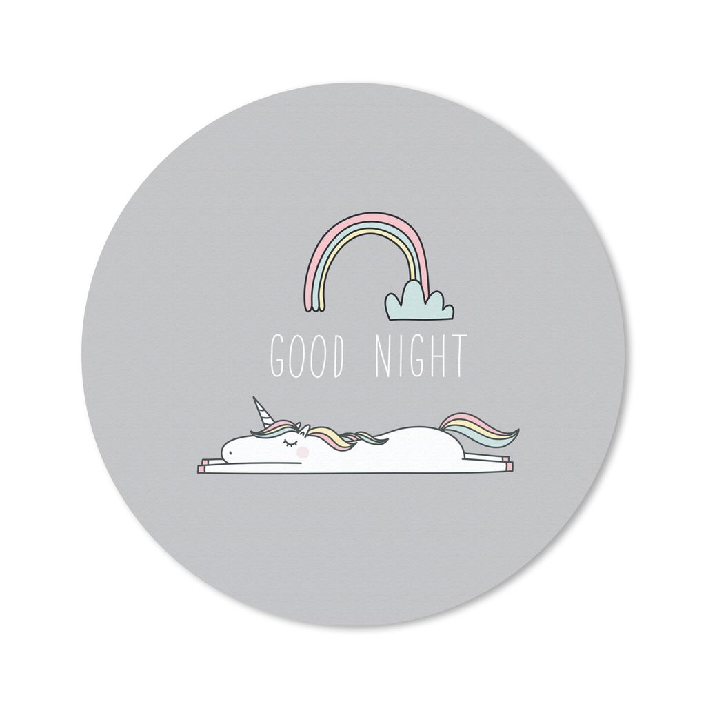 MuchoWow® Mauspad Mousepad Einhorn - Regenbogen - Kinder - Produktbild 