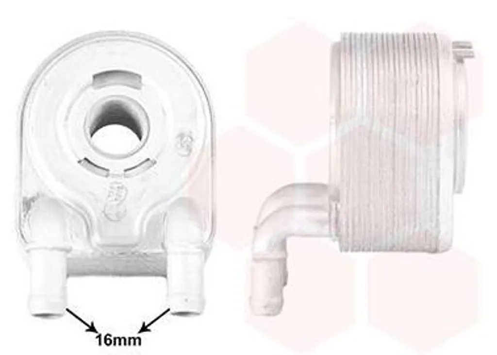 Refroidisseur d'huile moteur pour Renault Megane III Berline et CC