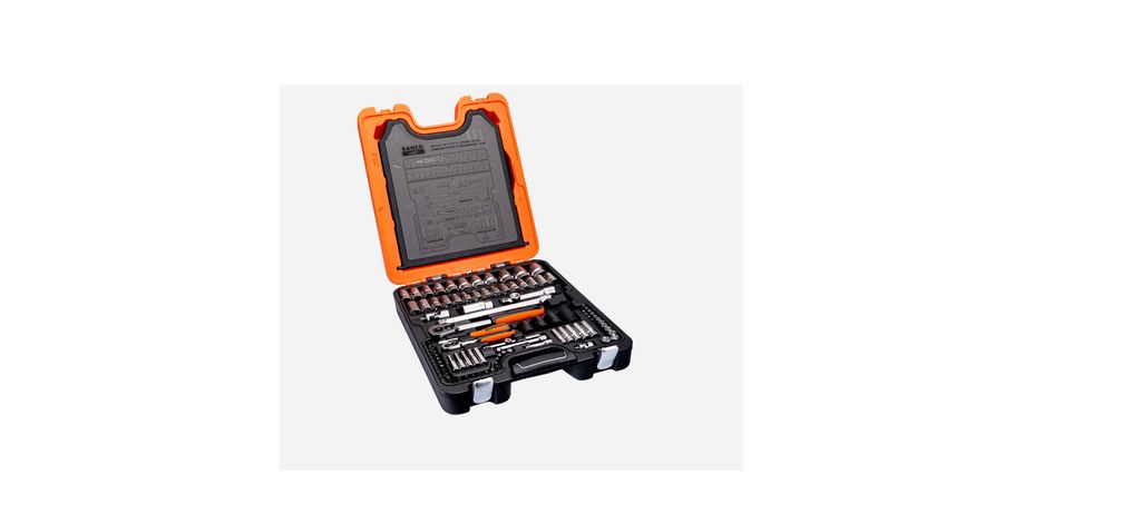 BAHCO set di chiavi a bussola 1/4" e 1/2" 108 pezzi S108 Immagine del prodotto 