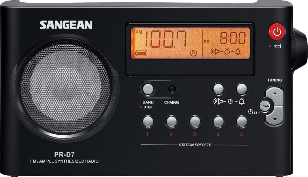 Sangean pack PR-D7 Radio portable Noir Image du produit 
