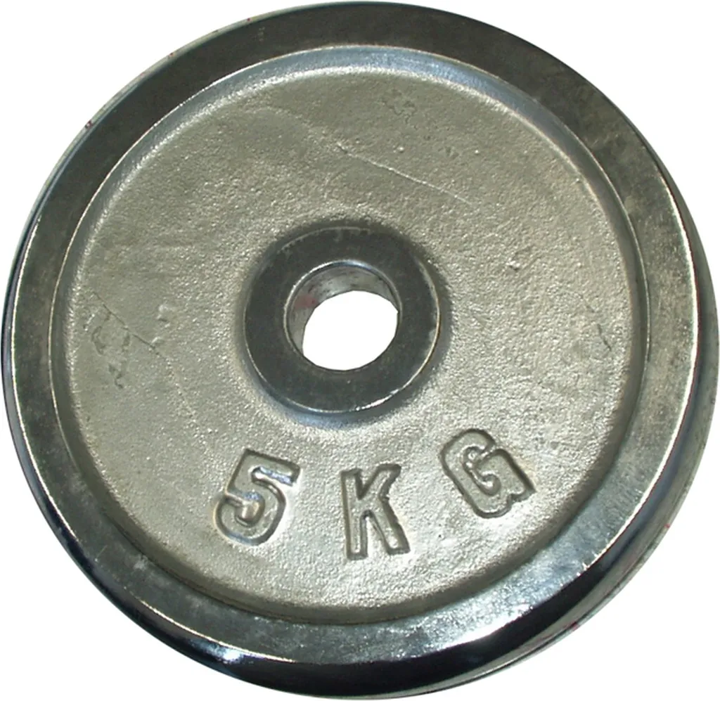 Poids 5kg Chrome 30mm - Évitez la Rouille sur vos Haltères de Musculation