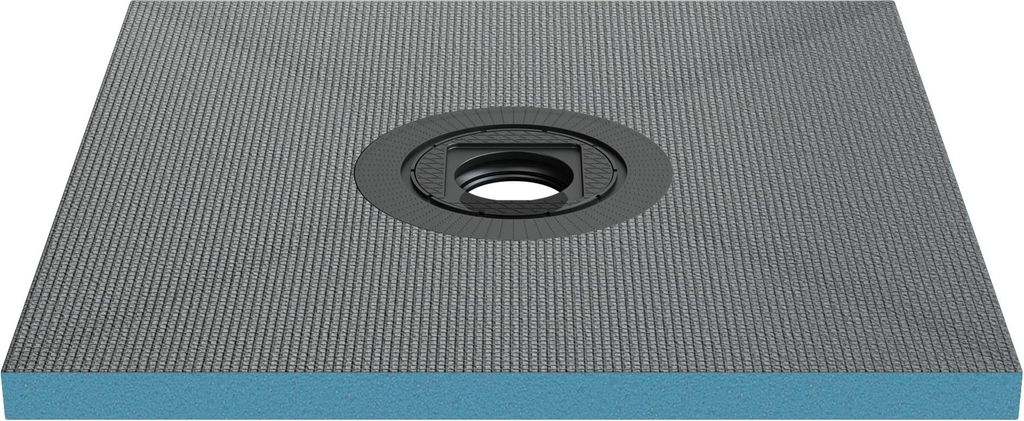 Mai & Mai Duschelement 75x75cm Duschboard befliesbar Duschelemente mit rinne Duschtasse bodeneben Gefälleplatte XPS