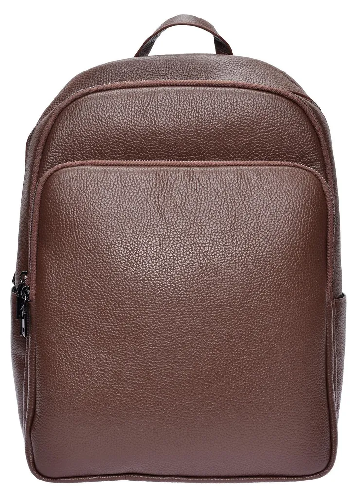 Sac à dos marron Luisa Vannini LV 1011T avec finitions artisanales