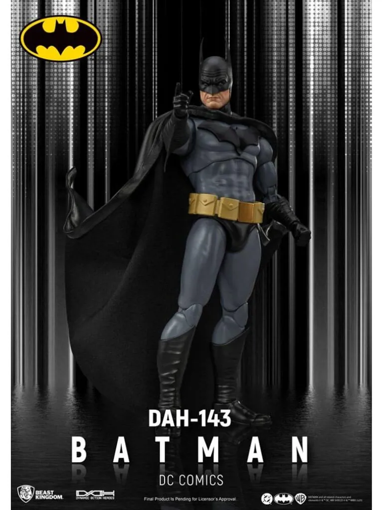 Figurine Batman 21 cm DC Comics Haute Qualité avec Détails de l'Armure
