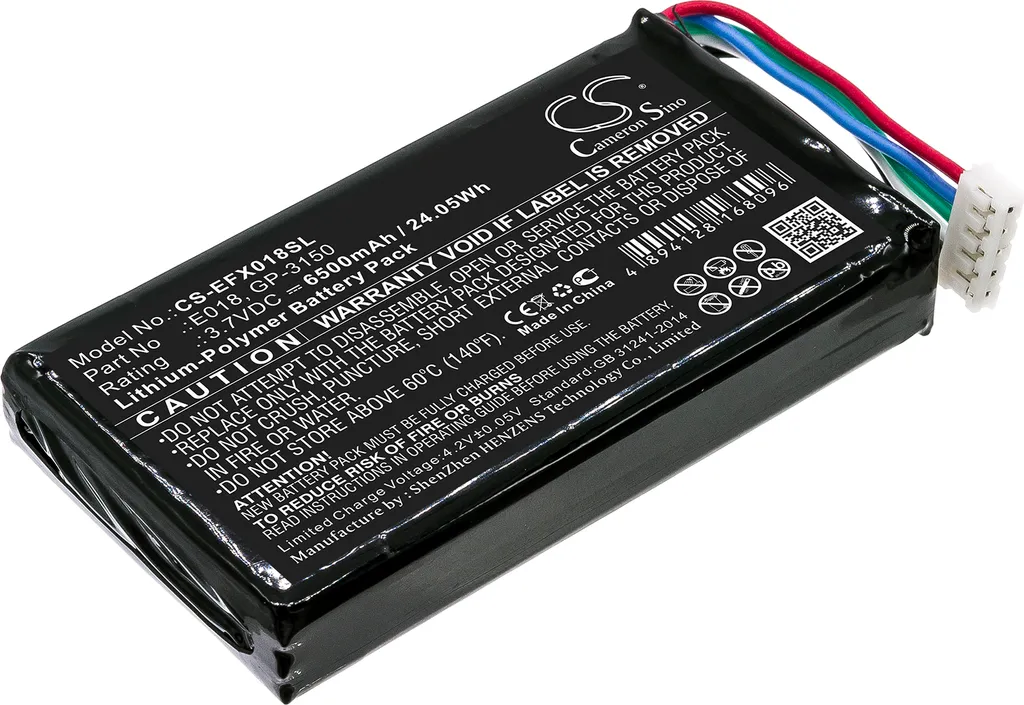 Remplacer Batterie EXFO OX1 HS ou Faible - Compatible GP-3150 E018